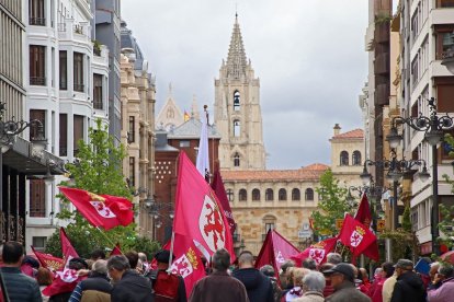 Marcha por la autonomía de la Región Leonesa en una imagen de archivo