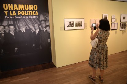 Presentación de la exposición 'Unamuno y la política. De la pluma a la palabra'.