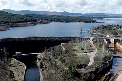 Vista del embalse de Cuerda del Pozo, en la provincia de Soria. CHD