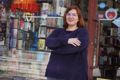 Clara Sánchez, de la Librería Miguel Nuñez en Zamora. - CAIXABANK