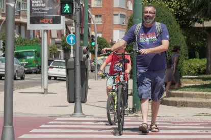 Episodio de la ola de calor que asola Castilla y León en Valladolid