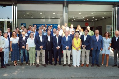 El presidente de las Cortes participa en la celebración del Día de León en la 67ª Feria Internacional de Muestras de Asturias