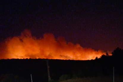 Imagen de la zona afectada en Alcañices (Zamora)