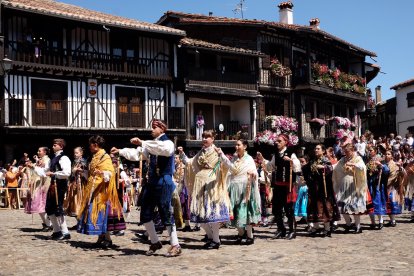 Celebración de Diagosto de La Alberca, Salamanca. Imagen de archivo.