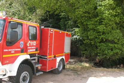 Bomberos de Almazán de Soria, en una imagen de archivo