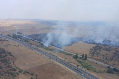 Incendio en Buenavista (Salamanca)