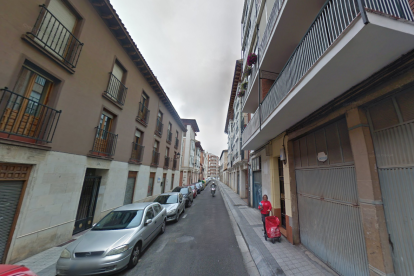 Calle Mayor Antigua de Palencia.