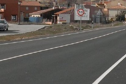 Carretera CL-605, en una imagen de archivo.
