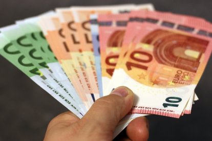 Billetes de euro.