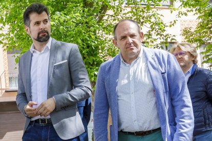 Luis Tudanca y José Luis Aceves, en una imagen de archivo.