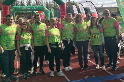 La vicepresidenta de la Junta en la carrera contra el cáncer.