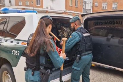 Despliegue de la Guardia Civil desde Castilla y León hacia Valencia.