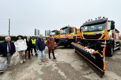 Imagen de los quitanieves de Palencia