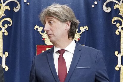 El alcalde de Soria, Carlos Martínez Mínguez.