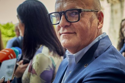 Manuel Baltar, durante la presentación de las candidaturas del PPdeG al Congreso y al Senado por Ourense
