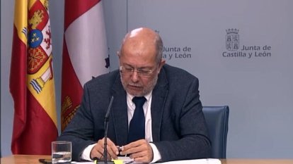 Francisco Igea alabando, como vicepresidente de la Junta, a Alfonso Fernández Mañueco