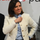 La secretaria general del PSOE de Burgos, Esther Peña.