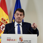 El presidente de la Junta, Alfonso Fernández Mañueco, valora la continuidad del Presidente del Gobierno.