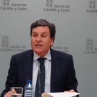 El consejero de Economía y Hacienda y portavoz de la Junta, Carlos Fernández Carriedo.