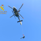 Nuevo helicóptero de la Guardia Civil en León