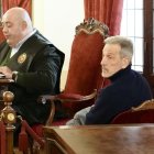 El exconcejal Pedro Muñoz asistiendo a una vista en la Audiencia Provincial de León en una imagen de archivo.