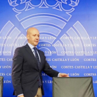 Carlos Menéndez, portavoz de VOX en las Cortes de Castilla y León.
