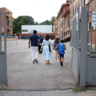 Imagen de archivo del primer día de clase de un niño de Primaria en Castilla y León