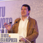 El presidente del PP de Castilla y León, Alfonso Fernández Mañueco, participa en un acto con alcaldes en Zamora