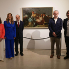 Presentación de la obra 'La cita', de Goya, dentro de un proyecto del Museo del Prado y Telefónica