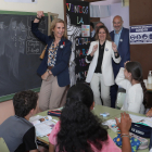 La consejera de Educación, Rocío Lucas, interviene en la presentación de un taller de la Fundación Mapfre en  Controla Tu Red, en un acto presidido por la directora de Proyectos Sociales de la entidad, la Infanta Elena de Borbón