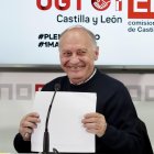 Faustino Temprano, secretario general de UGT, y Vicente Andrés, secretario general de CCOO