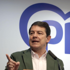 El presidente del PP de Castilla y León, Alfonso Fernández Mañueco