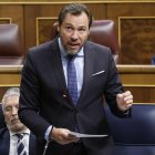 Óscar Puente, en una imagen de archivo durante un pleno del Congreso