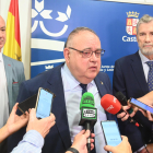 El consejero de Sanidad, Alejandro Vázquez, en Burgos