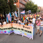 Manifestación por el Día del Orgullo celebrada el pasado jueves en Valladolid