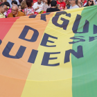 Manifestación en defensa de los derechos LGTBI