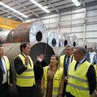 El presidente de la Junta de Castilla y León, Alfonso Fernández Mañueco, visita la Planta Plafesa del Grupo Network Steel.