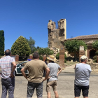 La iglesia de Villaturiel después del derrumbe de la torre