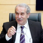 El presidente del Consejo Consultivo de Castilla y León, Agustín Sánchez de Vega, comparece en la Comisión de Presidencia de las Cortes. ICAL