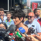 La ministra de Inclusión, Seguridad Social y Migraciones, Elma Saiz, inaugura el Jamscout 2024 de SCOUTS MSC en Soria.