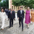 María González Corral, José Luis Sanz Merino, Alfonso Fernández Mañueco, Isabel Blanco y Leticia García.