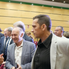 Faustino Temprano y Vicente Andrés en la toma de posesión de los nuevos cargos de la Junta.