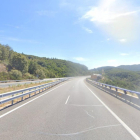 A-66 a la altura de la localidad salmantina de Puerto de Béjar, donde ocurrió el accidente.