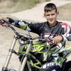 Jorge Fernández, piloto de trial del moto Club Bierzo. ICAL