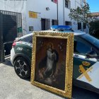 La Guardia Civil de Ávila recupera una obra de arte del siglo XVIII valorada en 15.000 euros y detiene a su presunto autor.