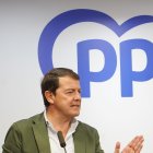 El presidente del PP de Castilla y León y de la Junta, Alfonso Fernández Mañueco.