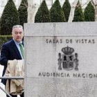El exconsejero Alfredo Prada a su llegada al juicio en la Audiencia Nacional, en una imagen de archivo