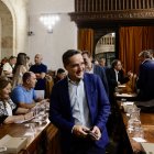 Corchado durante la sesión extraordinaria del Consejo de Gobierno de la Universidad de Salamanca celebrada este miércoles 11 de septiembre.