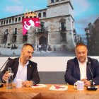 El diputado de Cultura, Arte y Patrimonio, Emilio Martínez, y el presidente de la Diputación de León, Gerardo Álvarez Courel, presentan una nueva convocatoria del 'Programa R' de restauración del patrimonio leonés