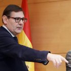 Javier Carrera, en una imagen de archivo al frente de la Comisión de Industria.